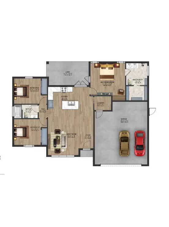 The Aubrey steel kit home floor plan