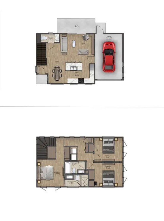 The Charlie steel kit home floor plan
