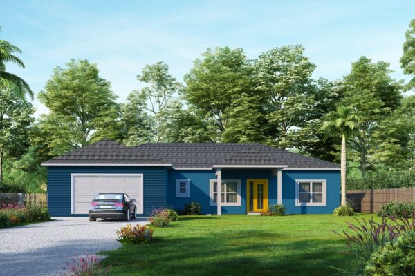 Gino steel kit home rendering