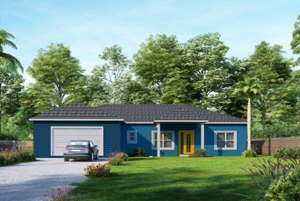 Gino steel kit home rendering
