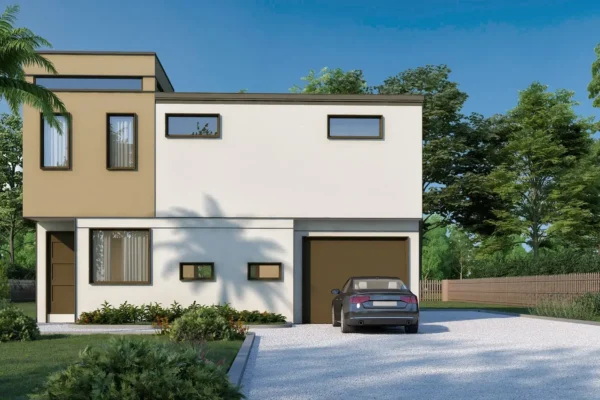 The Mirando steel kit home rendering