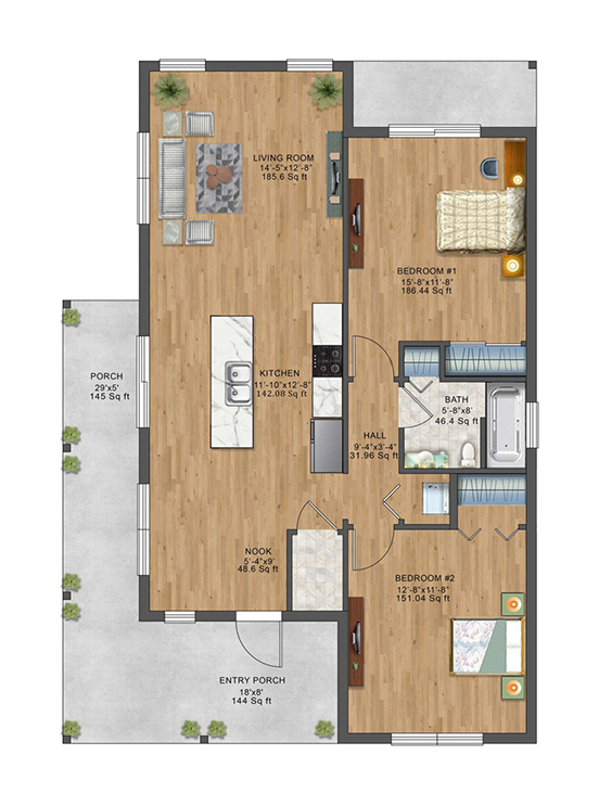 The Angel 2.0 floor plan
